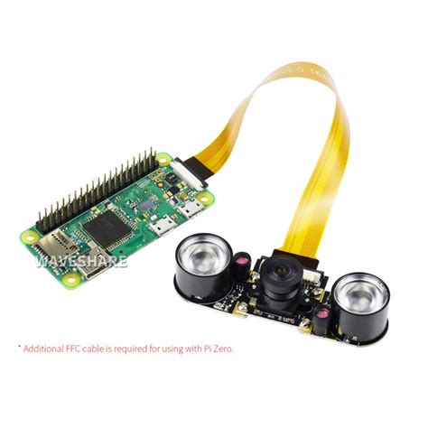 Rpi Camera H Fisheye Lens Supports Night Vision Adjustable Focus