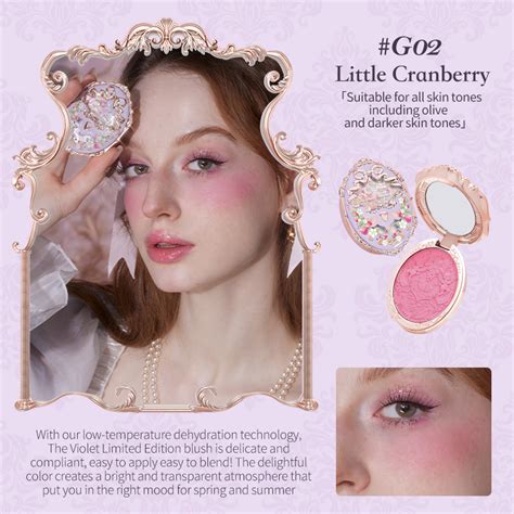 Flower Knows Strawberry Rococo Series Embossed Blush Lazada PH