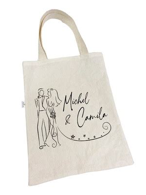 Sacola Ecologica Casamento Compre Produtos Personalizados No Elo