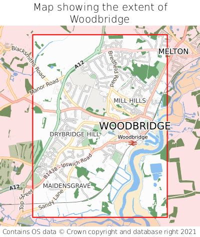 Where is Woodbridge? Woodbridge on a map