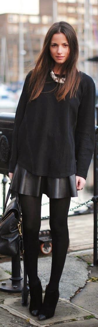 Street Styles Edgy Leather Skirt Luvtolook Virtual Styling