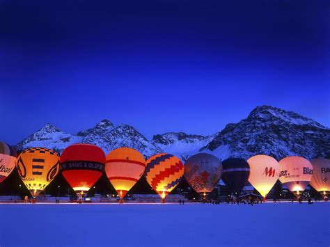 Arosa Switzerland Hot Air Balloon Rides Hot Air Balloon Festival