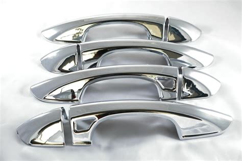 Eynpire 7055 Chrome Plated Exterior 4 Door Handle Cover Compatible With 2013 2019