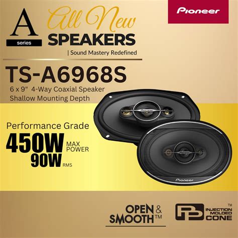 Jual Pioneer TS A6968S Speaker Oval 4 Way 6x9 Inch Per SET Shopee