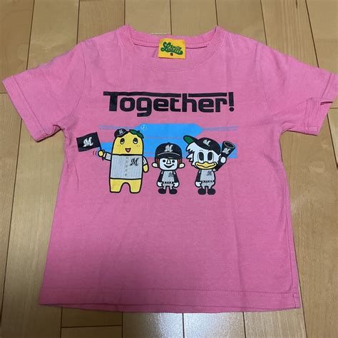 Yahooオークション 千葉ロッテマリーンズ 子供 Tシャツ 110cm ピン