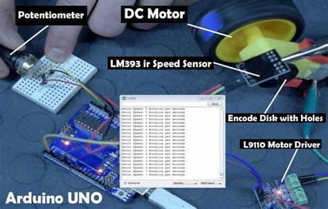 Lm Speed Sensor With Arduino Using L Motor Driver Circuit And