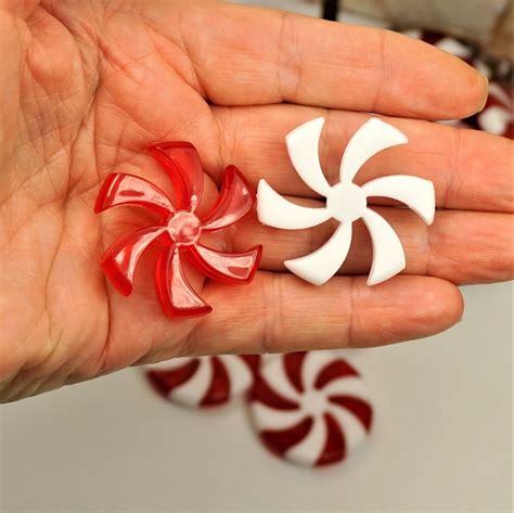 Peppermint Round Candies Christmas Tree Hanging Ornaments Xmas Etsy