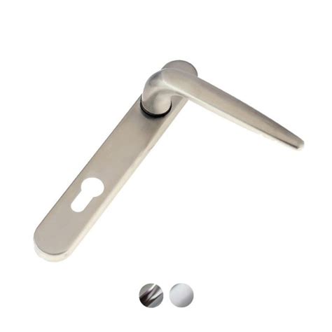 Sparta Stainless Steel Pz Short Back Plate Door Handle Lockmaster