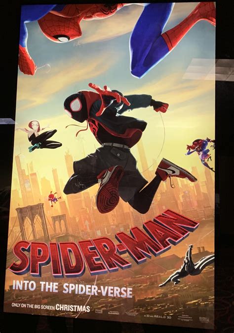 Spider Man Into The Spider Verse Movie Poster At Amc Spiderman