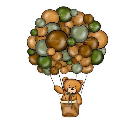 Teddy Bear Clipart Teddy Bear PNG Baby Shower Air Balloon PNG