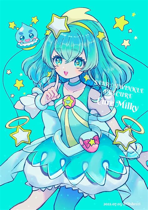 Hagoromo Lala Cure Milky And Prunce Precure And 1 More Drawn By