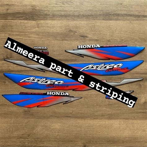 Jual Stiker Striping List Polet Body Motor Honda Astrea Grand