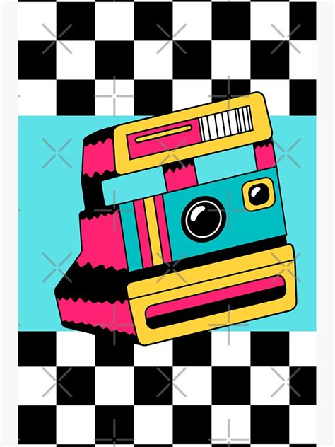 Retro Inspired Instant Camera Sticker By Totallyretroart Redbubble