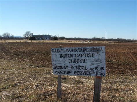 Rainy Mountain Church Cemetery Dans Mountain View Oklahoma Cimetière