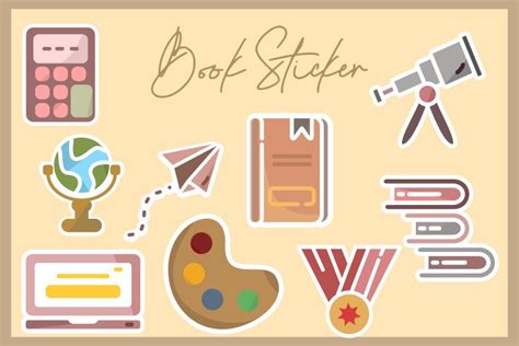 Printable Book Stickers Bundle 2688247