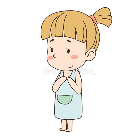 Cartoon Girl Shy Stock Illustrations 2 379 Cartoon Girl Shy Stock