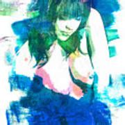 Nicole Female Nude Fine Art Painting Watercolors Art Prints