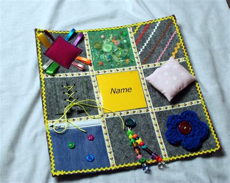 Activity Quilt Blanket For Dementia Alzheimers Fidget Blanket Personalized Sensory Mat Etsy