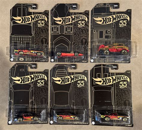 Hot Wheels Th Anniversary Pearl Chrome Complete Set Of Mix