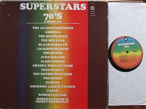 Buy SUPERSTARS Of The 70 S 4 Album Set 1973 Schrift Box WARNER