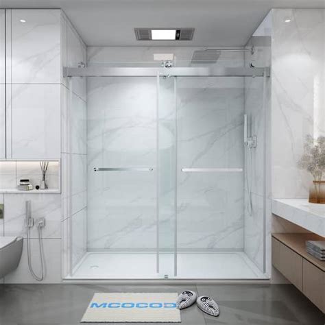 Reviews For MCOCOD 46 48 75 In W X 76 In H Double Sliding Frameless