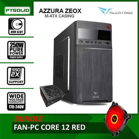 Jual Casing Alcatroz Azzura Zeox Mini Atx With Watts Psu Alcatroz