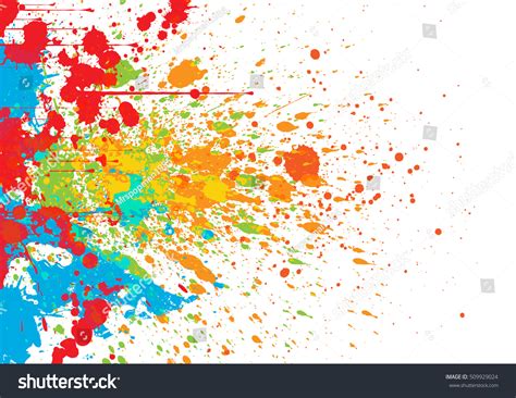 Splatter Color Background Illustration Vector Background เวกเตอรสตอก