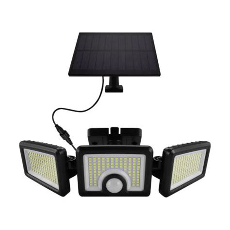 LAMPA ŚCIENNA SOLARNA REGULOWANA MOCNA 108 LED SMD 2000LM IP65