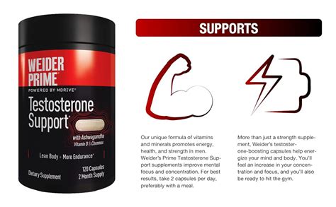 Weider Prime Testosterone Supplement For Men Healthy Testosterone