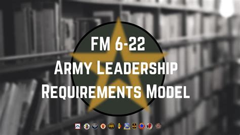 Fm The Army Leadership Requirements Model Be Know Do Youtube