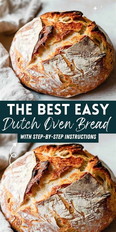 The Best Dutch Oven Bread Recipe In 2024 Artisan Bread Recipes Knead Bread Recipe Homemade