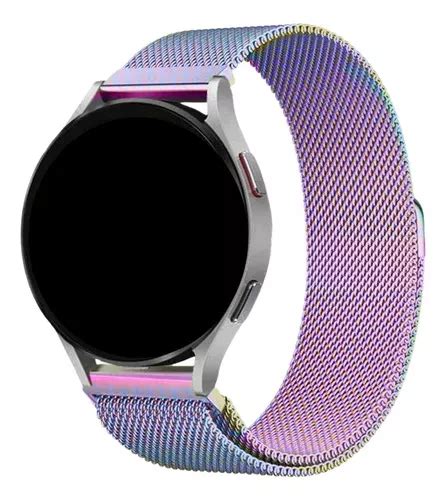 Pulseira Metal A O Magn Tica Para Galaxy Watch Cor Colorida