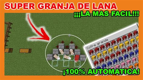 🧶 Como Hacer Una Granja De Lana En Minecraft Survival Java 117 Facil 🧶 ⛏️ Guia Minecraft ⛏️