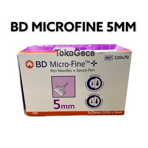 Jual Jarum Insulin Bd Micro Fine Mm Shopee Indonesia