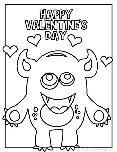 Free Valentines Day Coloring Pages Simply Love Printables