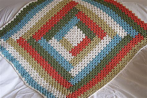 Ravelry Granny S Baby Log Cabin Blanket Pattern By Deborah Ellis