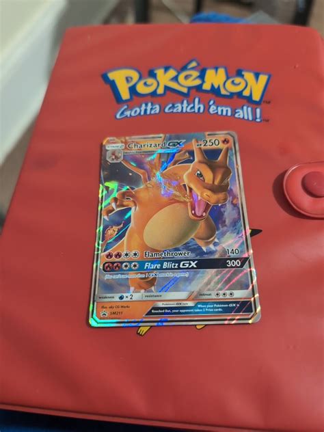 Pokemon TCG Charizard GX SM211 Black Star Promo Full Art Sun Moon