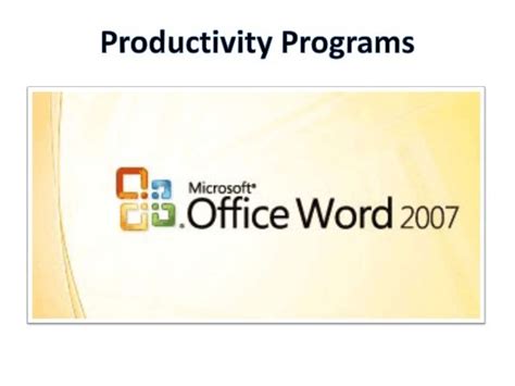 Microsoft Word 2007