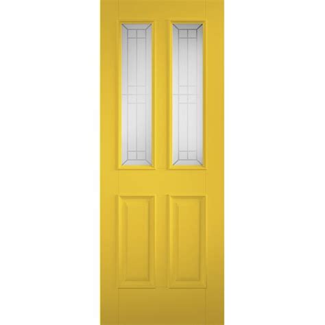 Xl Joinery Malton 2 Panel Victorian Pre Finishedprimed Zinc Yellow Tricoya 1 Light Decorative