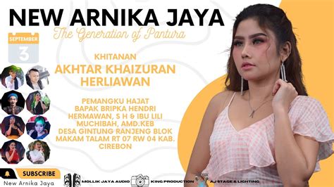 Live Siang New Arnika Jaya Sabtu September Desa Gintung