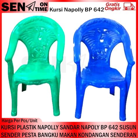 Jual KURSI NAPOLLY GARUDA BANGKU TAMU TERAS PLASTIK BP 642 SANTAI