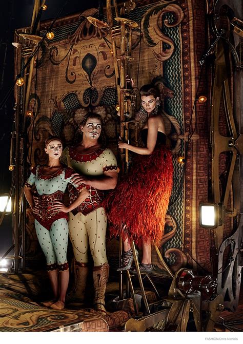 Alexandra Tomlinson Is Circus Chic For Fashion Shoot By Chris Nicholls