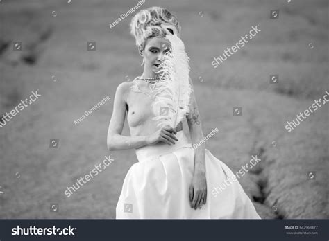 Beautiful Vintage Naked Woman Outdoor Stock Photo Shutterstock