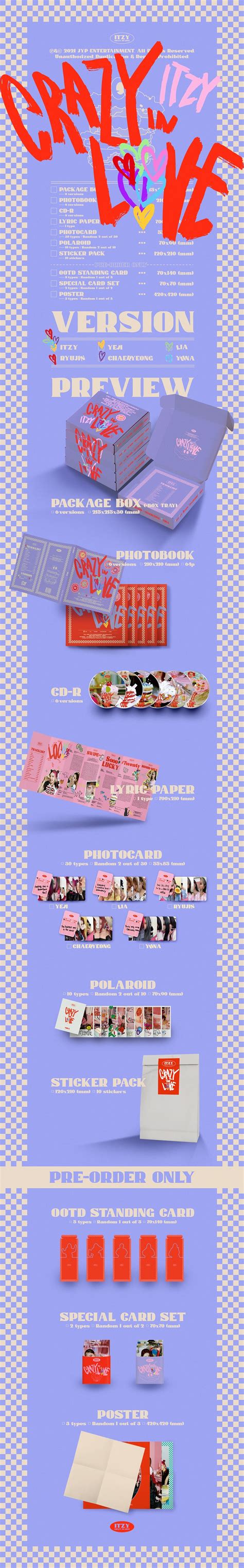 Itzy 1st Album - Crazy In Love – Choice Music LA