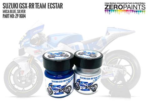 Team Suzuki ECSTAR GSX RR Blue Silver Paint Set 2x30ml ZP 1684 Zero