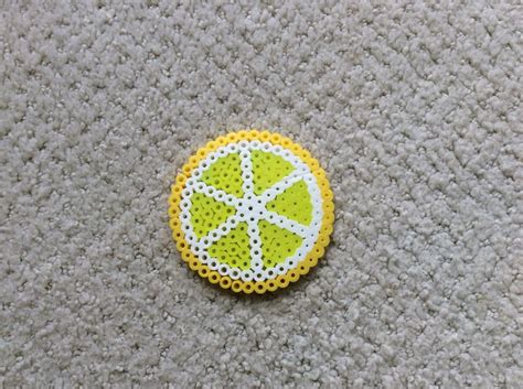 Perler Beads Lemon Bügelperlen Bügel
