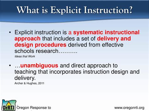 Ppt Explicit Instruction Effective And Efficient Teaching Powerpoint Presentation Id 1550044