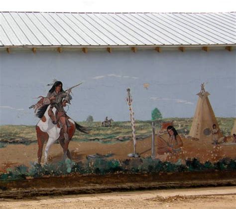 Dimmitt Texas Painted History Wall Murals.