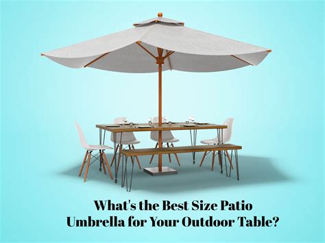 Patio Umbrella Standard Size At Lorraine Edwards Blog