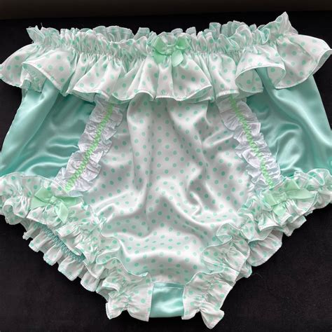 Silk Ruffle Panty Etsy